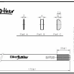 Sykkelruller og tilbehør Salg -Sykkelruller og tilbehør Salg BikeBrother 12mm Thru axle adapter t 1622817545 01