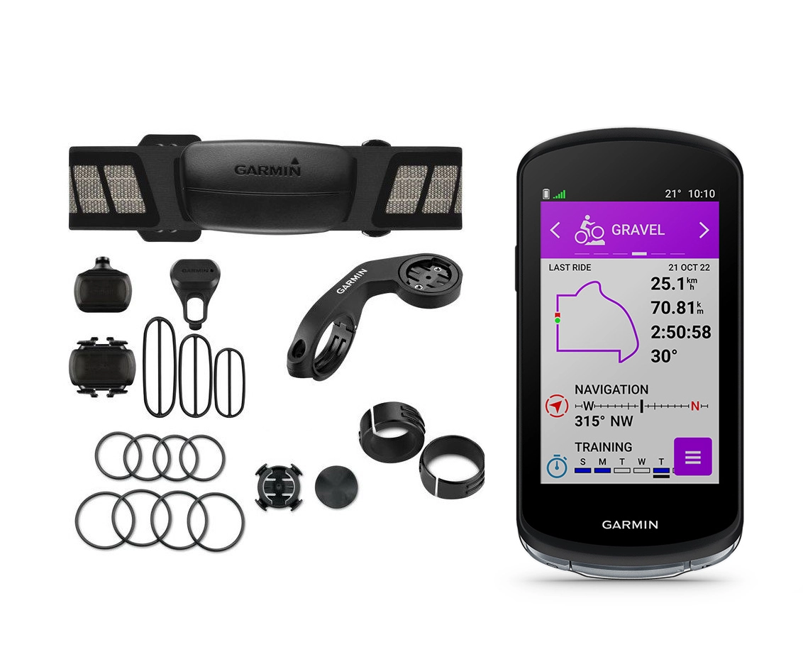 Garmin Edge 1040 GPS Cykelcomputer Bundle 3 Garmin Edge 1040 GPS Cykelcomputer Bundle