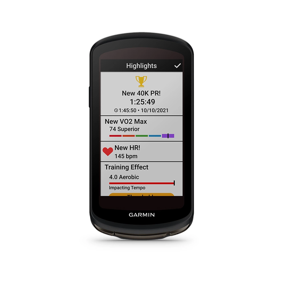 Garmin Edge 1040 Solar GPS Sykkelcomputer 4 Garmin Edge 1040 Solar GPS Sykkelcomputer - Bilde 2