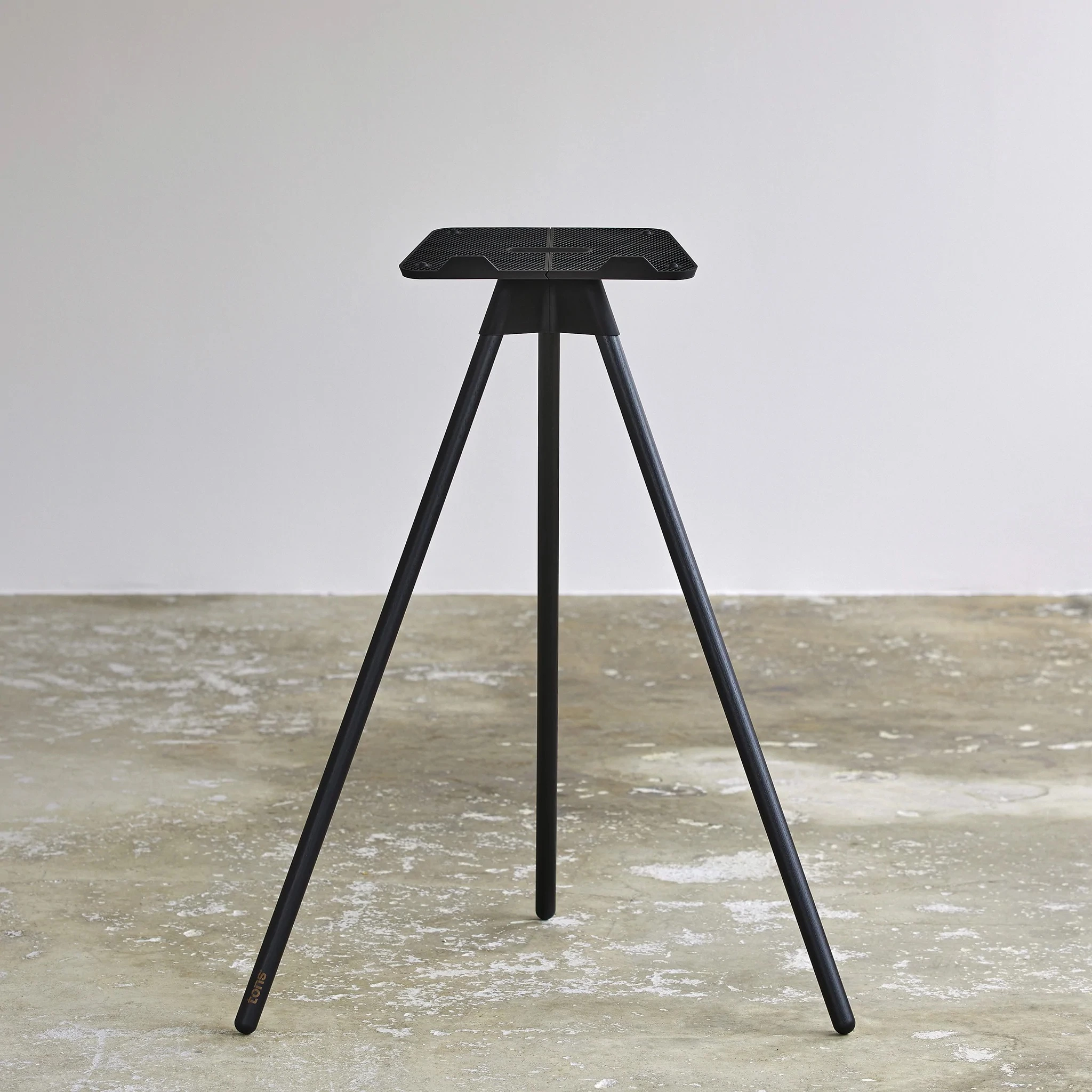 Tons Laptop Stand Matt Svart Med Holder Til Smartphone