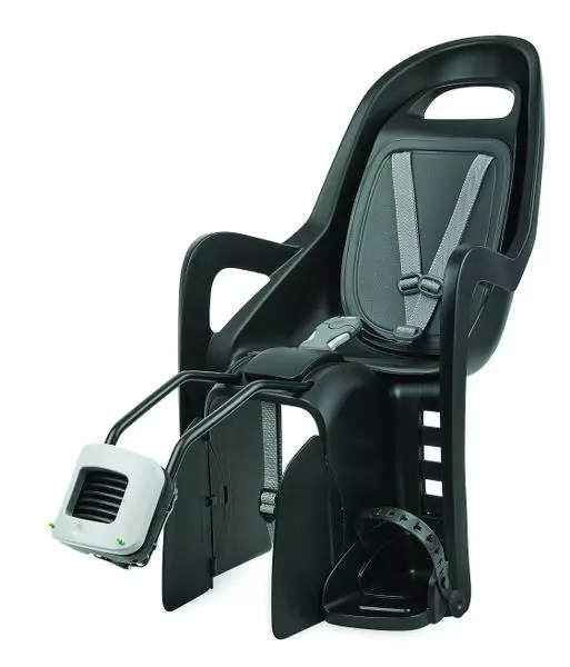 BikePartner Toddler Svart/grå Rammemontering Til Barnesete 3 BikePartner Toddler Svart/grå Rammemontering Til Barnesete