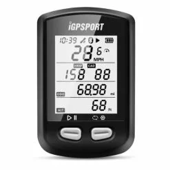 IGPSPORT IGS10S GPS Sykkelcomputer Sort