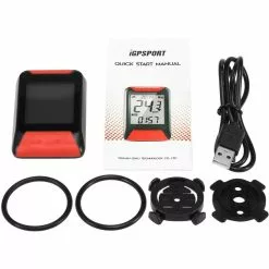 IGPSPORT IGS130S GPS Sykkelcomputer Sort/ Rød -Sykkelruller og tilbehør Salg iGPSPORT iGS130S GPS cykelcomputer s 1661420359 02